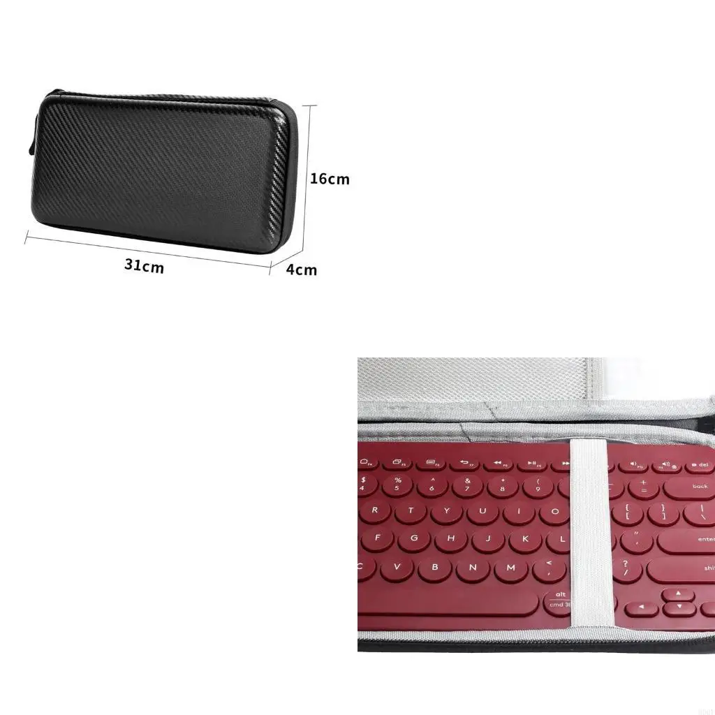 

Жесткий чехол из этиленвинилацетата 900F для беспроводной BT-совместимой клавиатуры K380 с мягкой подкладкой