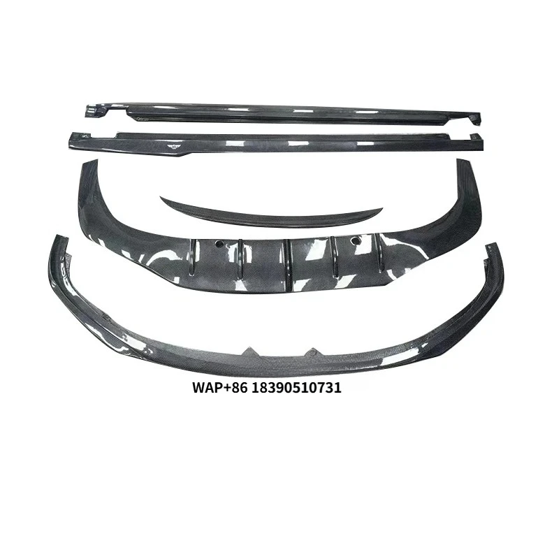 

High Quality Carbon Fiber Body Kit Front Bumper Lip Side Skirts Diffuser Spoiler Body Kit for for Continental GT 15-17