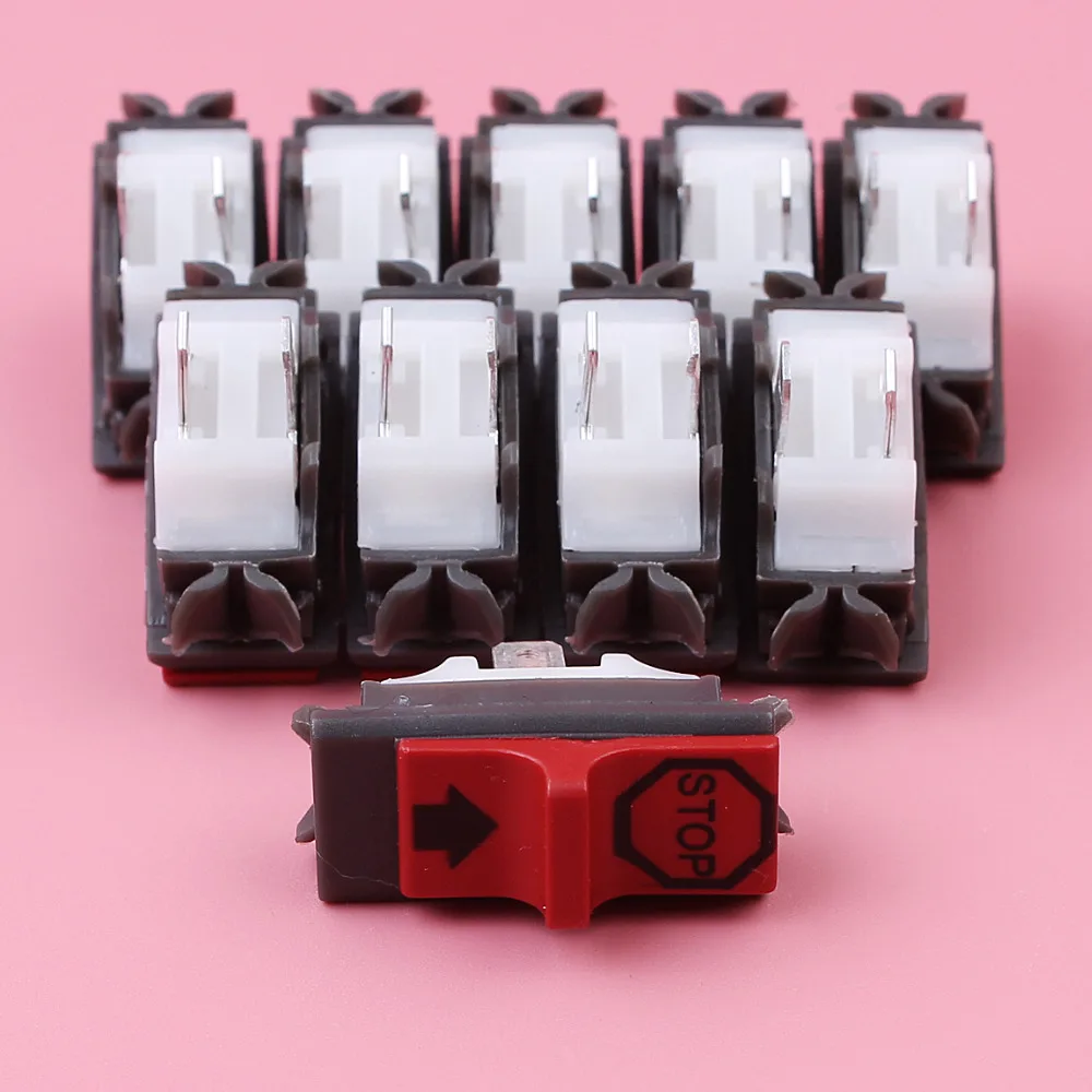 10pcs/lot On Off Stop Switch For Husqvarna 44 362 365 371 372 336 339XP Chainsaw Spare Replacement Part