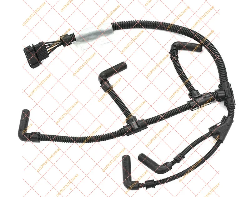 YF 12V Car Glow Plug Wiring Harness 2515 Cylinder Compatible With T4 1995-2004 Replace 074972095B Auto Electrical Parts