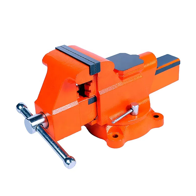 

Hand Tools Table Vise/Vice 4"/5"/6"/8" Anvil Swivel Stationary Base Rotary Adjustable American Type Heavy Duty Bench Vise/Vice