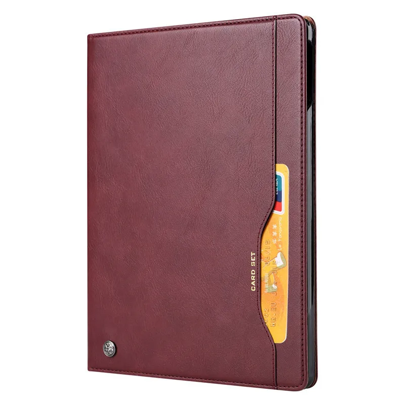 For iPad Pro 11 / Air 11 2024 / Air 4 5 Case ELVEV Shockproof Business Flip Leather Book Stand Tablet Cover with Cards Slot