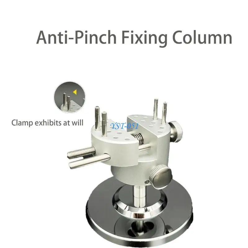 

E15A Universal Precise Flexible Vise Ergonomic Knob Easy Adjustment For Safe Model Components Multipurpose Clamping Tasks