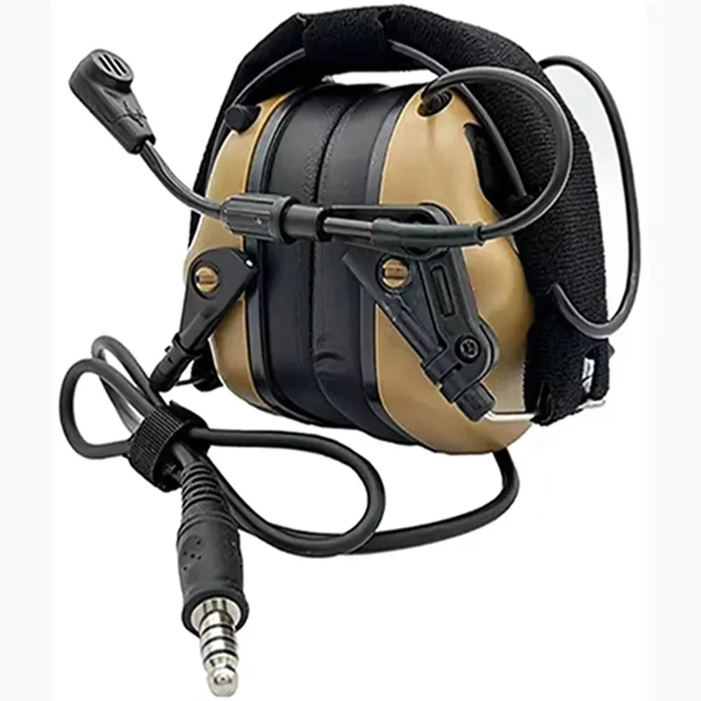 Imagem -03 - Earmor-anti-noise Tactical Headconjunto Fones de Ouvido Militares Aviação Comunicação Softair Orelha Regalos Airsoft Esportes M32 M0d3 Venda Quente