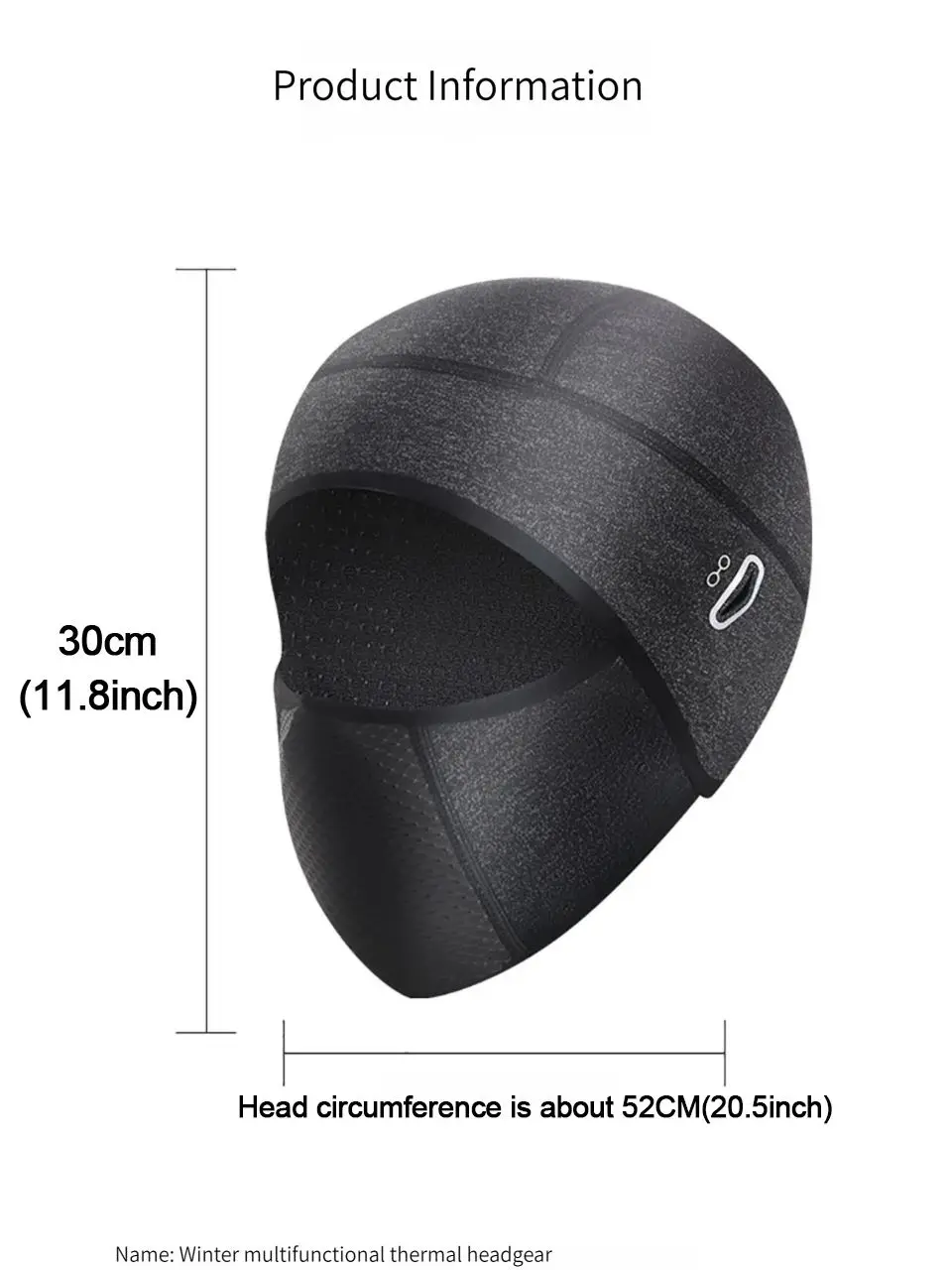 AliExpress Winter Cycling Full Face Mask Windproof Fleece Thermal Motorcycle Headwear Coldproof Breathable Ear Warm