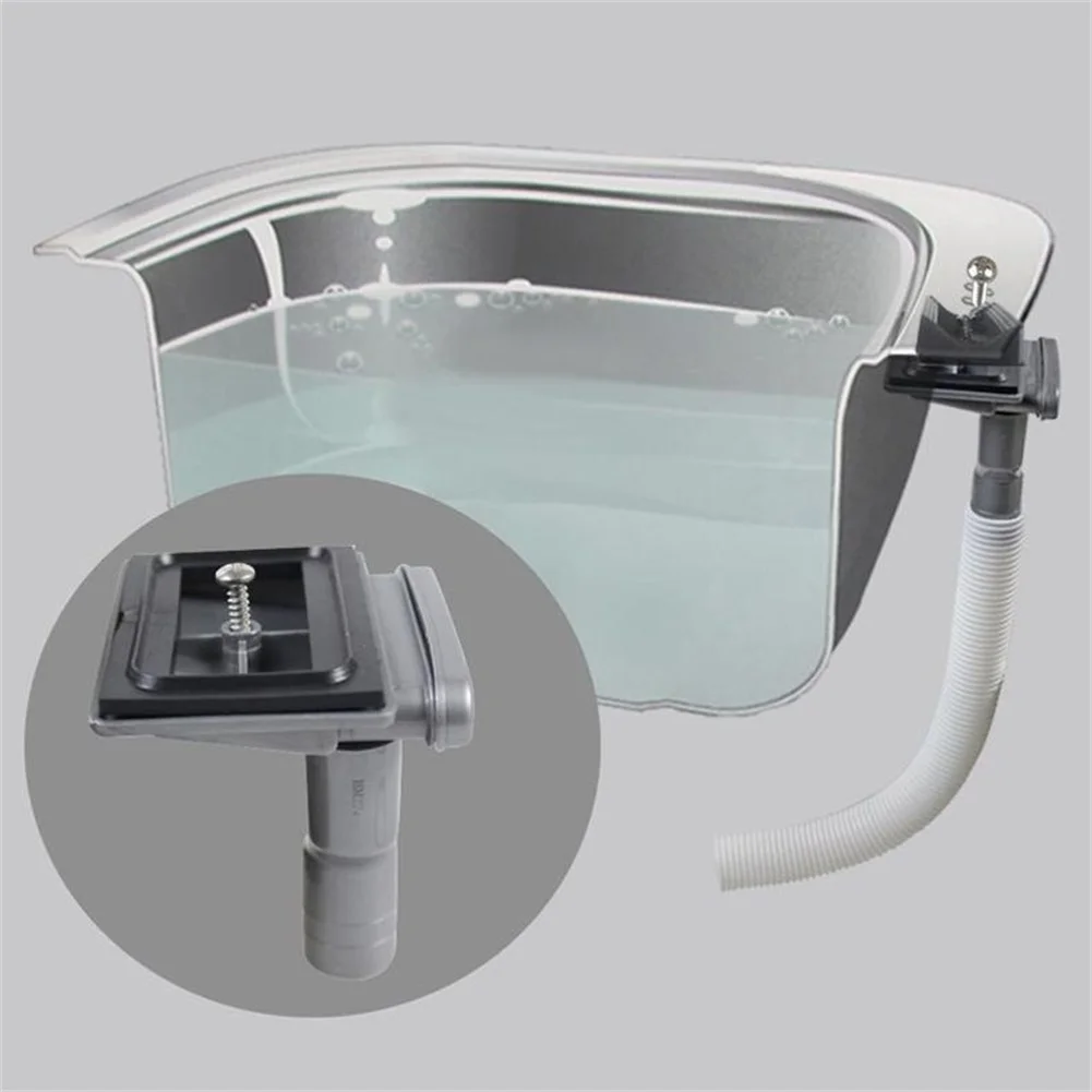 Overflow Head for Kitchen Sink Square Style Fits 21mm Overflow Pipe 250mm Pipe Length PP Material Construction