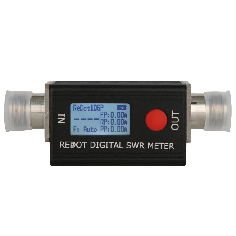 REDOT COMPANY 106P Digital SWR Meter SWR & Power Meter 120W FMB VHF UHF80-999MHz Standing-wave Ratio 1.00-99.9 Support DMR Walperforated Talkie