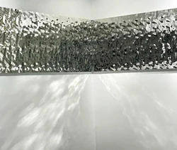 Aqumotic Removable Wallpaper for Bathroom PVC 3D Uneven Modern Temporary Wall Paper No Glue Trimmable Customized