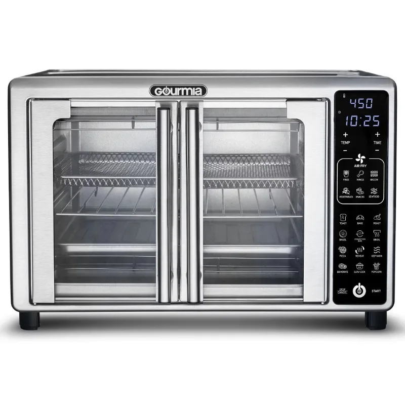 6-Slice Digital Toaster Oven Air Fryer with 19 One-Touch Presets, Stainless Steel air fryer oven  air fryers  air fryer fritöz