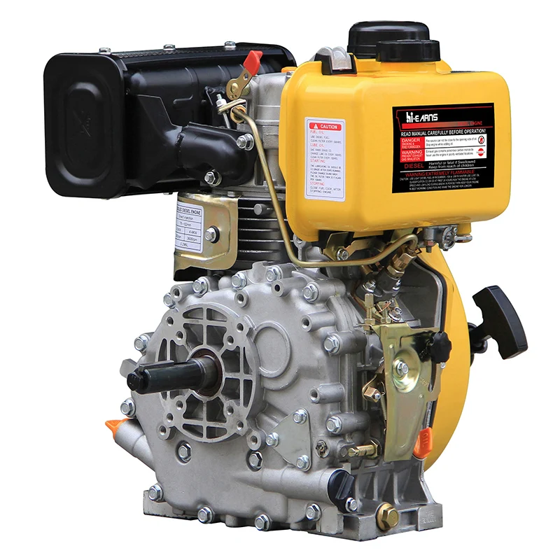 

3.8kW HR178F Oil Bath Air Filter Manual Start With Keyway Shaft Engine And Bearing Core Components