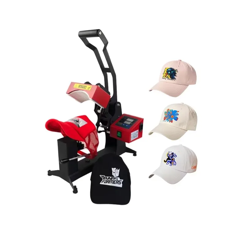 Semi-Automatic Multicolor Heat Press Machine CP-2815 for T-shirts Mugs Caps & Paper Cards Heat Transfers 220V/110V