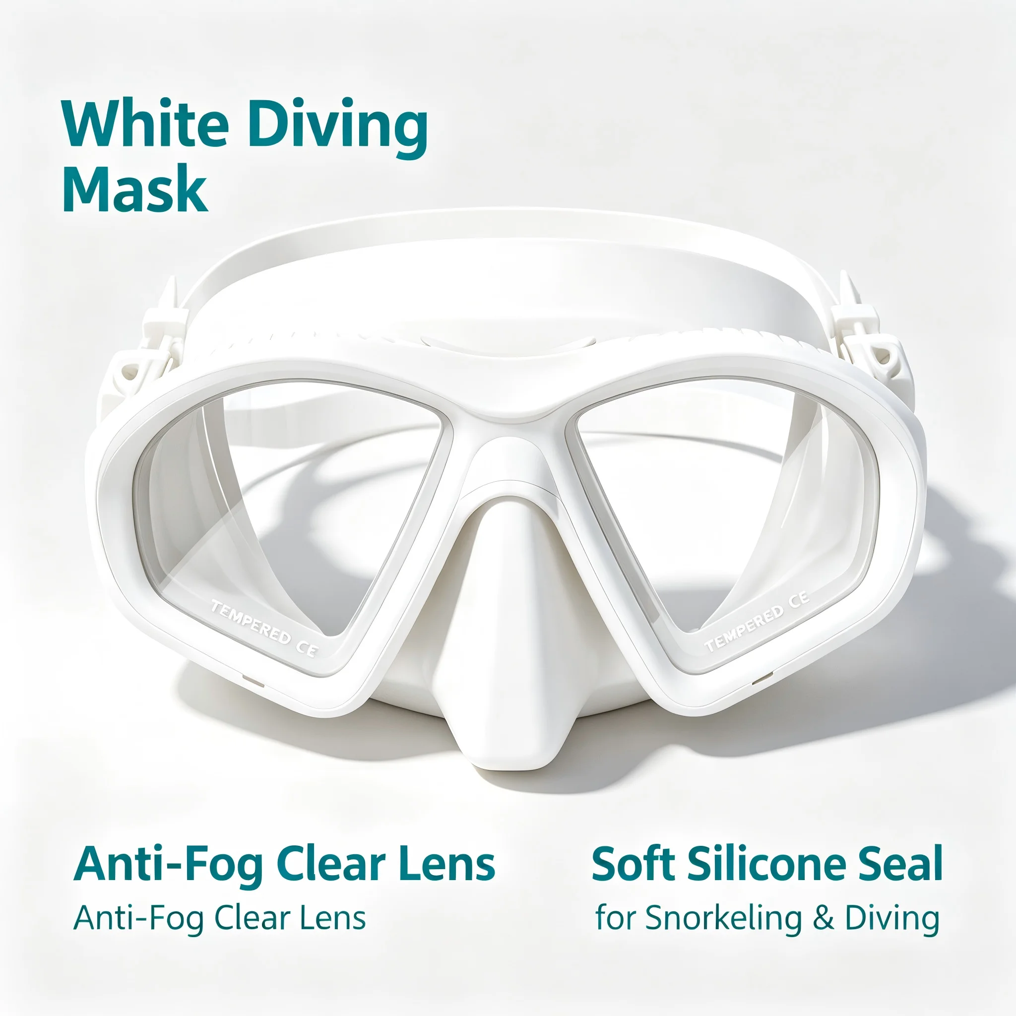 Superior Aluminium Freediving Goggles Similar  Alloy Low Volume Diving Glasses Comfortable Scuba Mask with Black Box