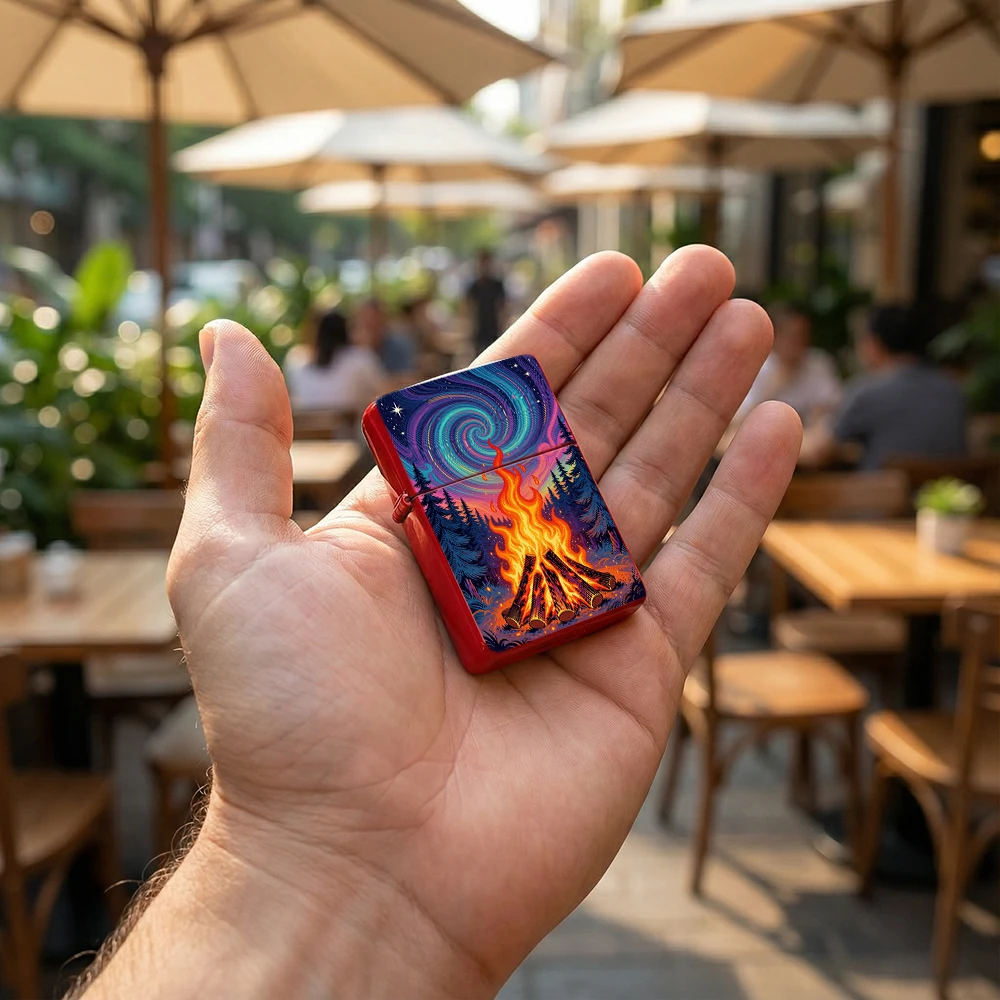 Flip Top Lighter Campfire Fore - Vintage Collectible Lighters 评论和价格