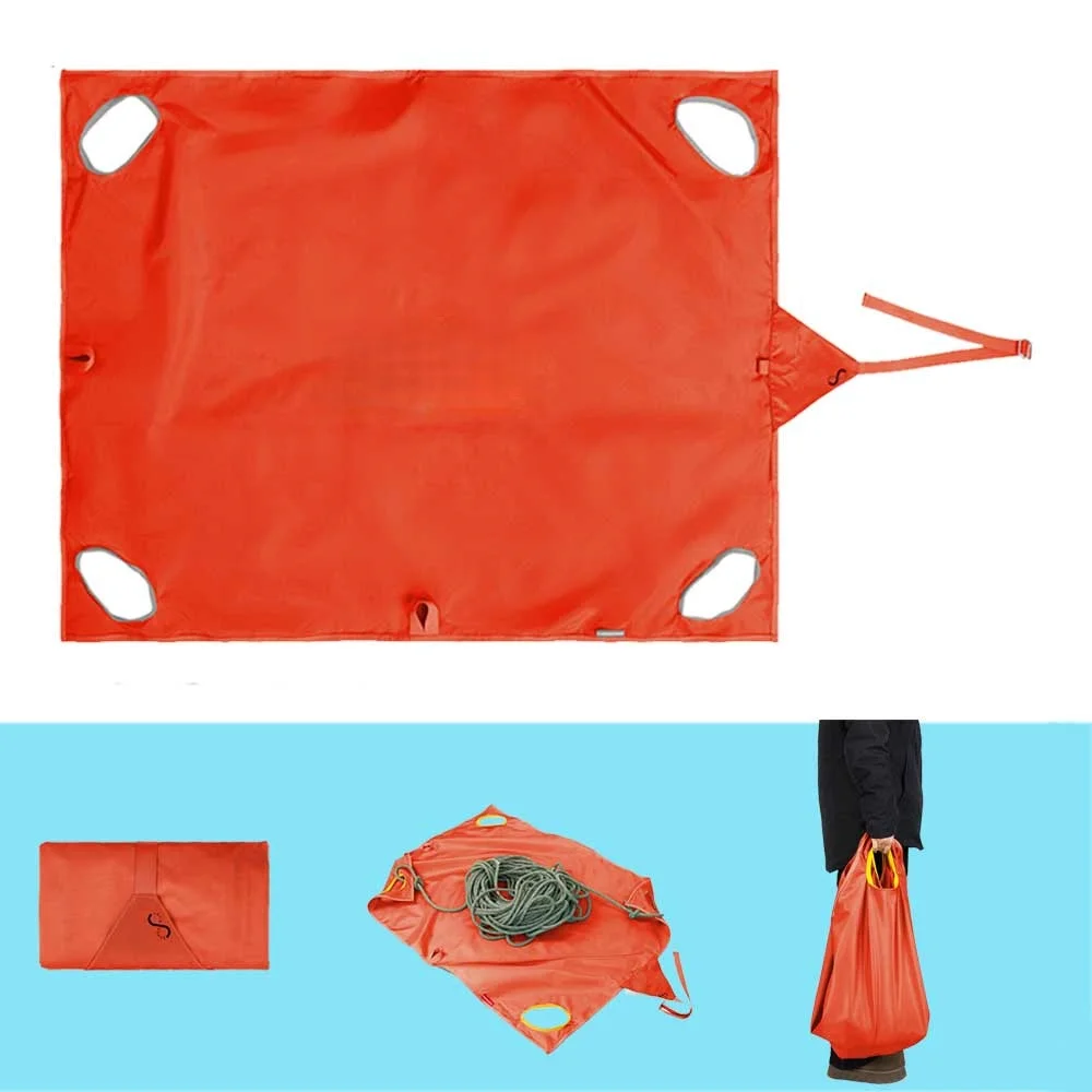 Climbing Lightweight Foldable Rope Carry Bag Portable Fast-Pack Climbing Rope Tarp blanket Climbing Rope Bag Mat