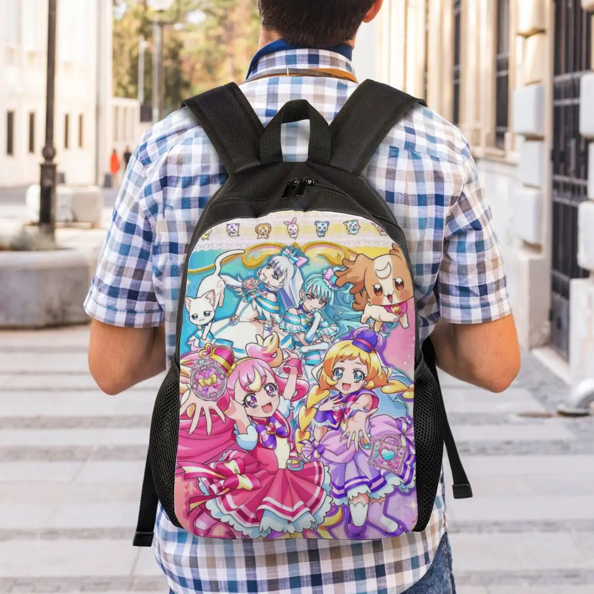 Benutzerdefinierte Pretty C-Cures Rucksäcke für Männer und Frauen, Schule, College, Studenten, Büchertasche, passend für 15-Zoll-Laptops, Sweet Angel-Taschen