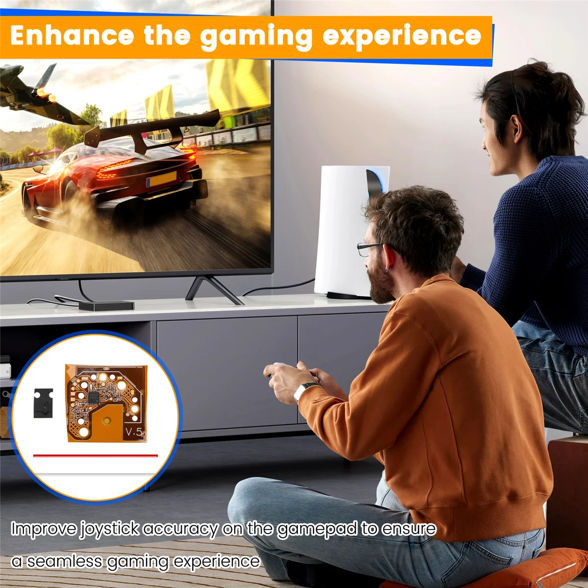 For ONE Right Gamepad High Precision Hall Effect Joystick Calibration and Drift Repair Plate