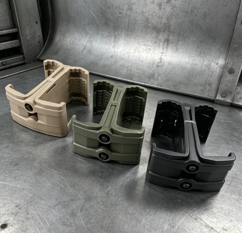 New Dual Magazine Multifunction Coupler Polyester Clip Pouch AR15 M4 MAG59 Outdoor Coupler Clamp Parallel Link Hunting Gear