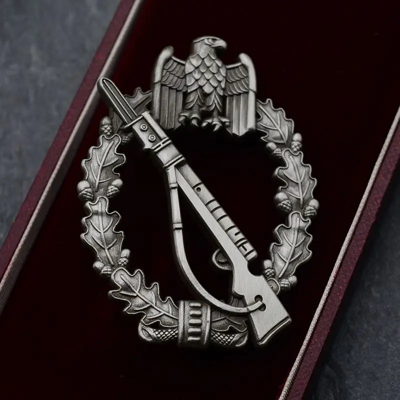 Infantry Assault Badge Prussia German German Vintage Metal Brooch Medallion Pin Backpack Accessories