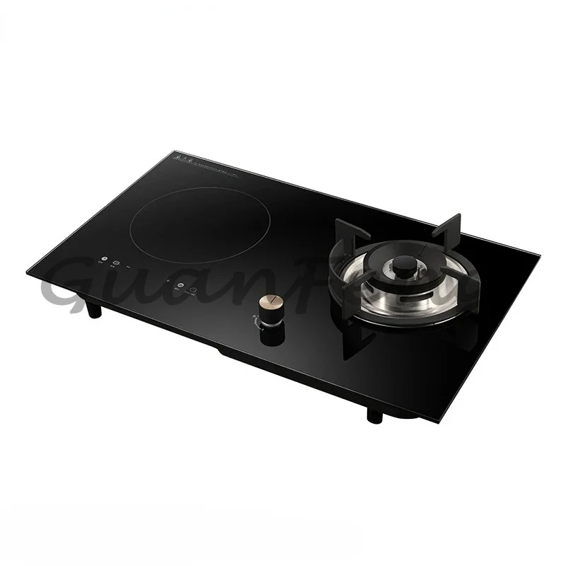 Modern Design Home Kitchen Appliances 2 Burner Hob Induction Cooker Combine Gas Stove Electric Cooktop