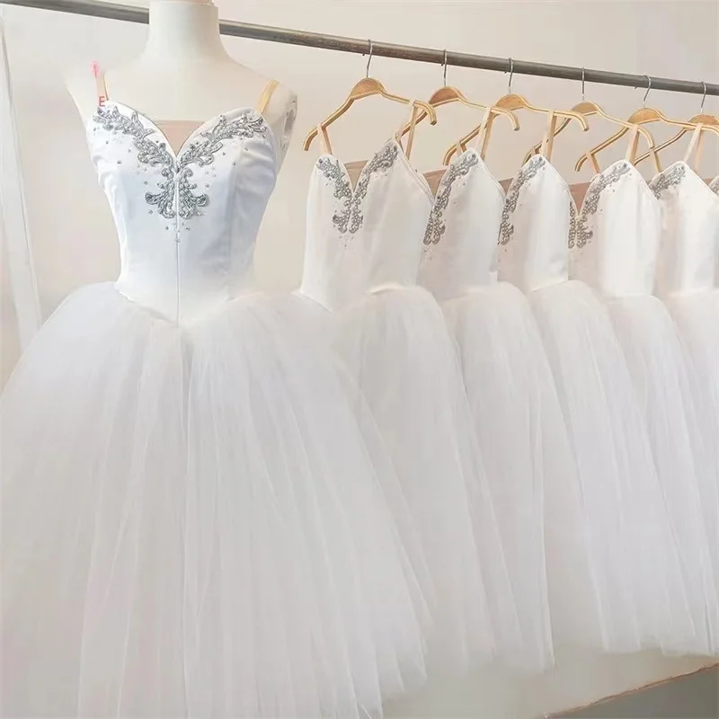 Children's adult tutu Swan Lake ballet costume white tutu skirt TUTU Little Swan dance costume