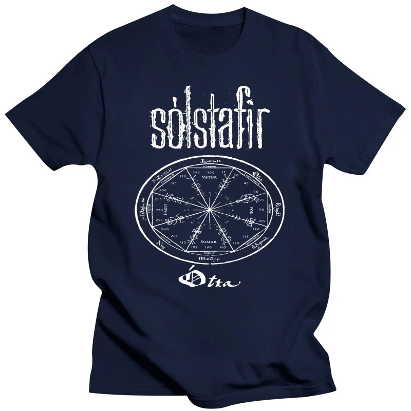 Solstafir - Otta / Eyktagram T-SHIRT Drudkh Primordial Agalloch Ulver 100% Cotton T Shirt  Brand Clothing Tops Tees