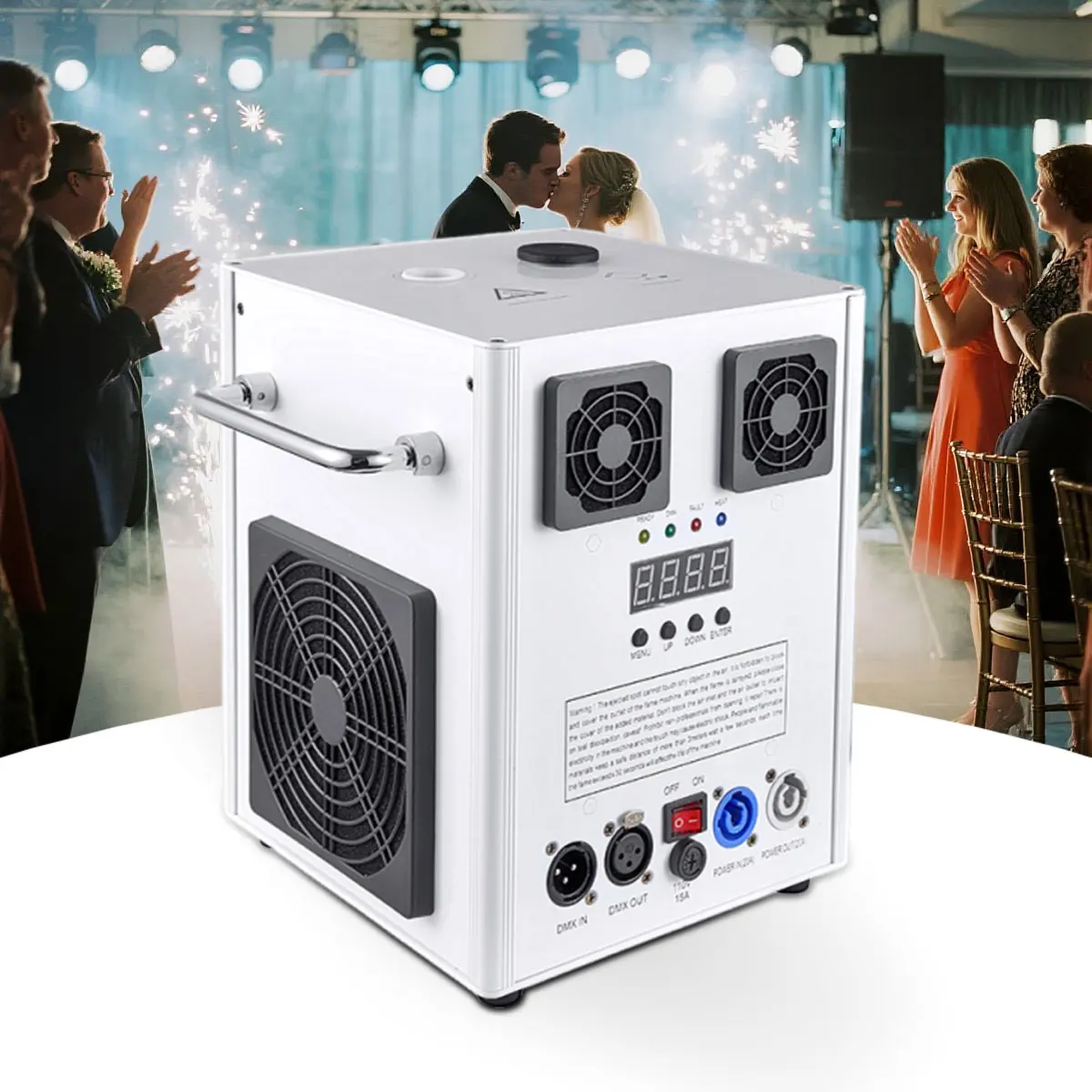 Cold Spark Machine 750W Spark Effect Machine Without Smoke Safe With Hands For Weddings Sparklers Fire-works Spark Machine Stage