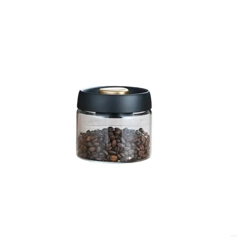 62KD Vacuum Sealed Glass Container For Coffee Bean Freshness Press To Vacuum Technology Storage Jar