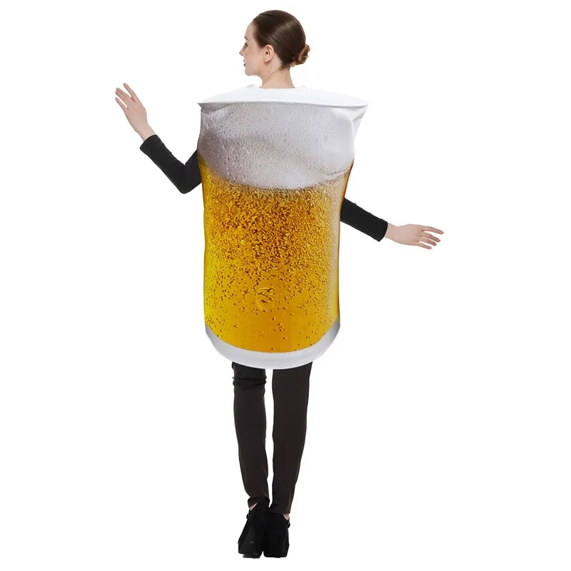

Adult Halloween Party New Sponge Beer Cup Digital Printing Stage Performance Clothing Women's Ethnic Costume Stage Costume