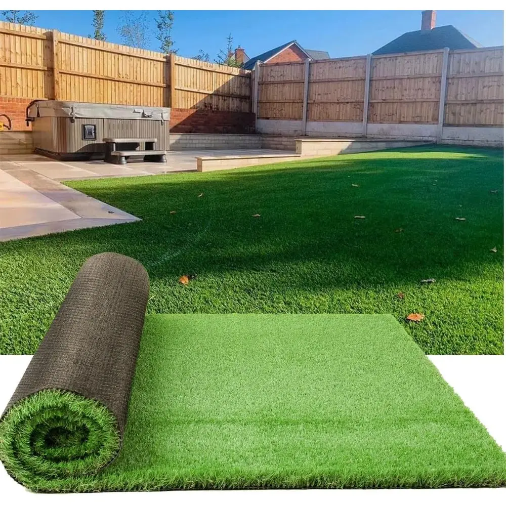 

Искусственная трава для собак с высотой ворса 1,77 см, 7x15 футов, для использования в помещении/на улице, с дренажными отверстиями, синтетический газон для патио и сада