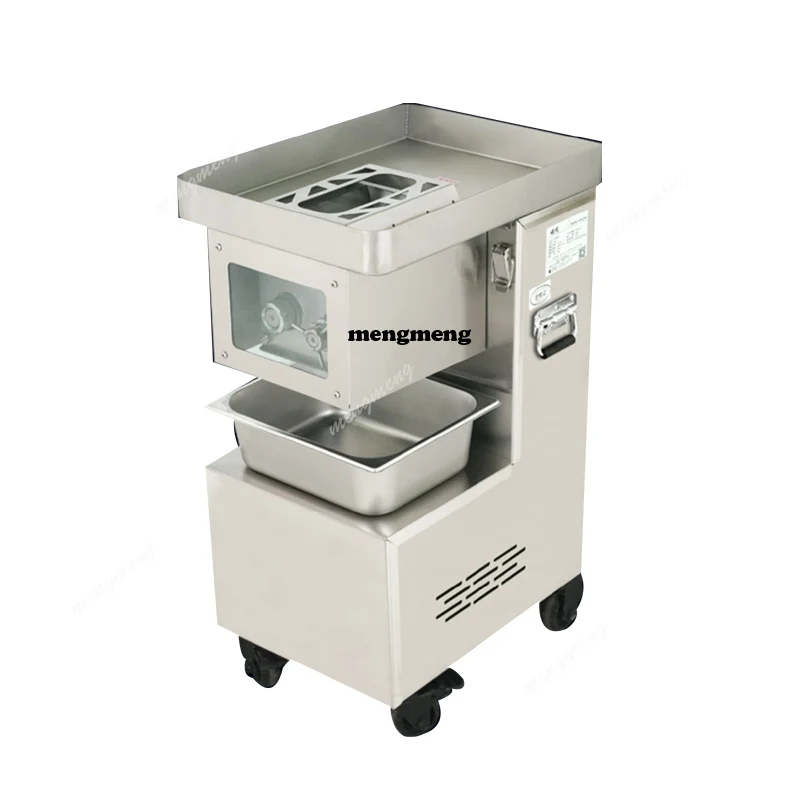 

Commercial Meat Slicer Fully Automatic 850W Shred Slicer Dicing Machine Electric Vegetable Cutter Stainless Steel Meat Cutter