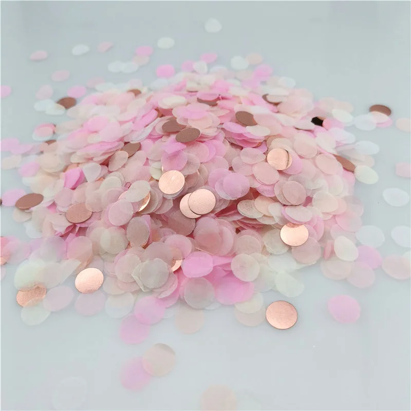 1KG 1cm Tissue Paper Confetti Wedding Party Decor Flameproof Fire Retardant Mix Color Fast Balloon Paper Accessories Stage