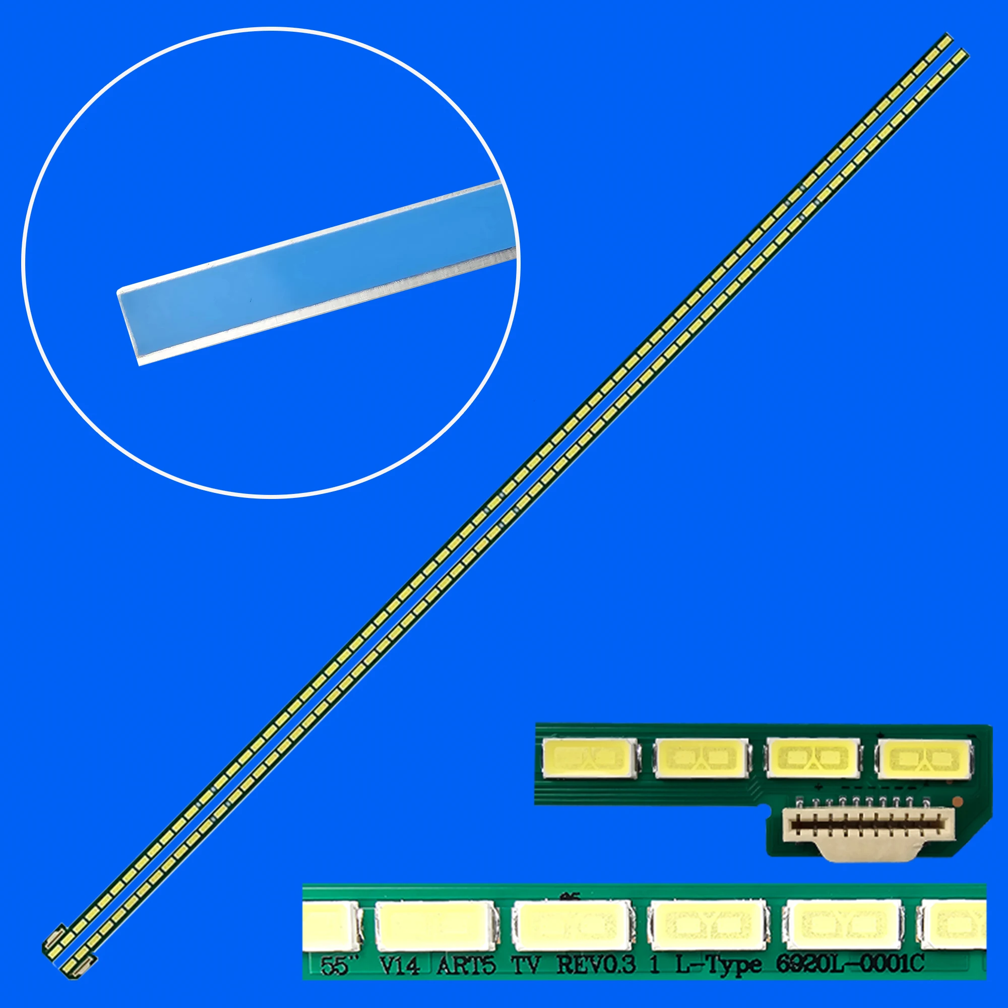 faixa de retroiluminacao led para 55ub800v 55ub8300 55uf695v 55uf6959 55lm7600 55pus7809 55pus7809 60 55pus 790955 pus7909 60 01