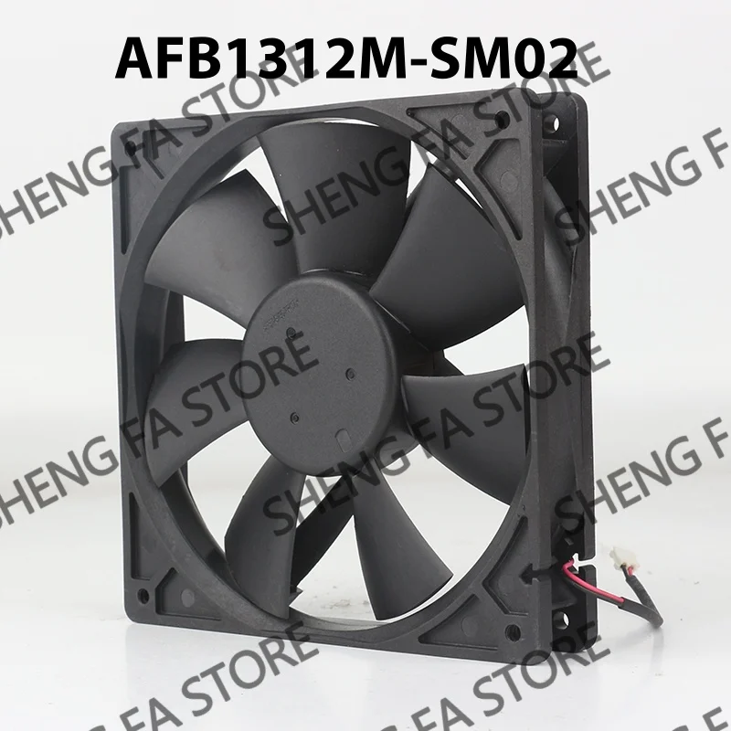 AFB1312M-SM02 Cooling Fan Dual Ball Computer 2-wire Inverter Original Delta 24V 48V DC 12V 0.38A AC EC 13525 135X135X25MM 13.5CM