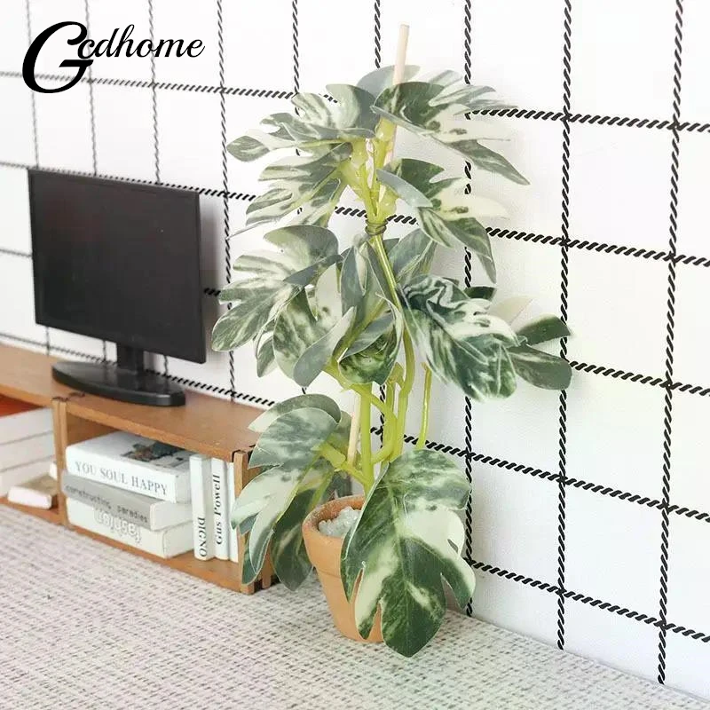 1/12 Dollhouse Simulation Green Plants Bonsai Model Dollhouse Scene Decoration Micro Landscape Garden Bonsai Ornament