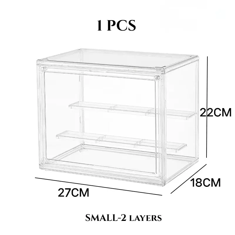 2026 Nieuwe Grote Capaciteit Opbergbox Organizer voor Figuurtjes Acryl Box Transparante Blind Box Showcase Make-up Organizer voor Tas