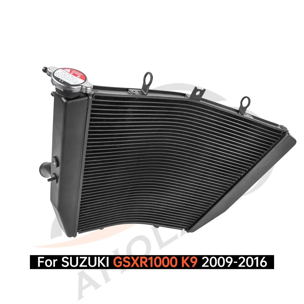

Motorcycle Aluminium Radiator Cooler Cooling Water Tank for Suzuki GSXR1000 GSX-R1000 GSX-R GSXR 1000 K9 2009-2016 Accessories