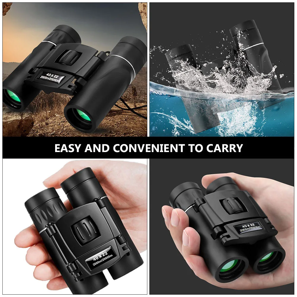 

40X22 Compact Lightweight Ecofriendly Rubber Durable Telescope Hunting Travel High Definition Outdoor Sightseeing