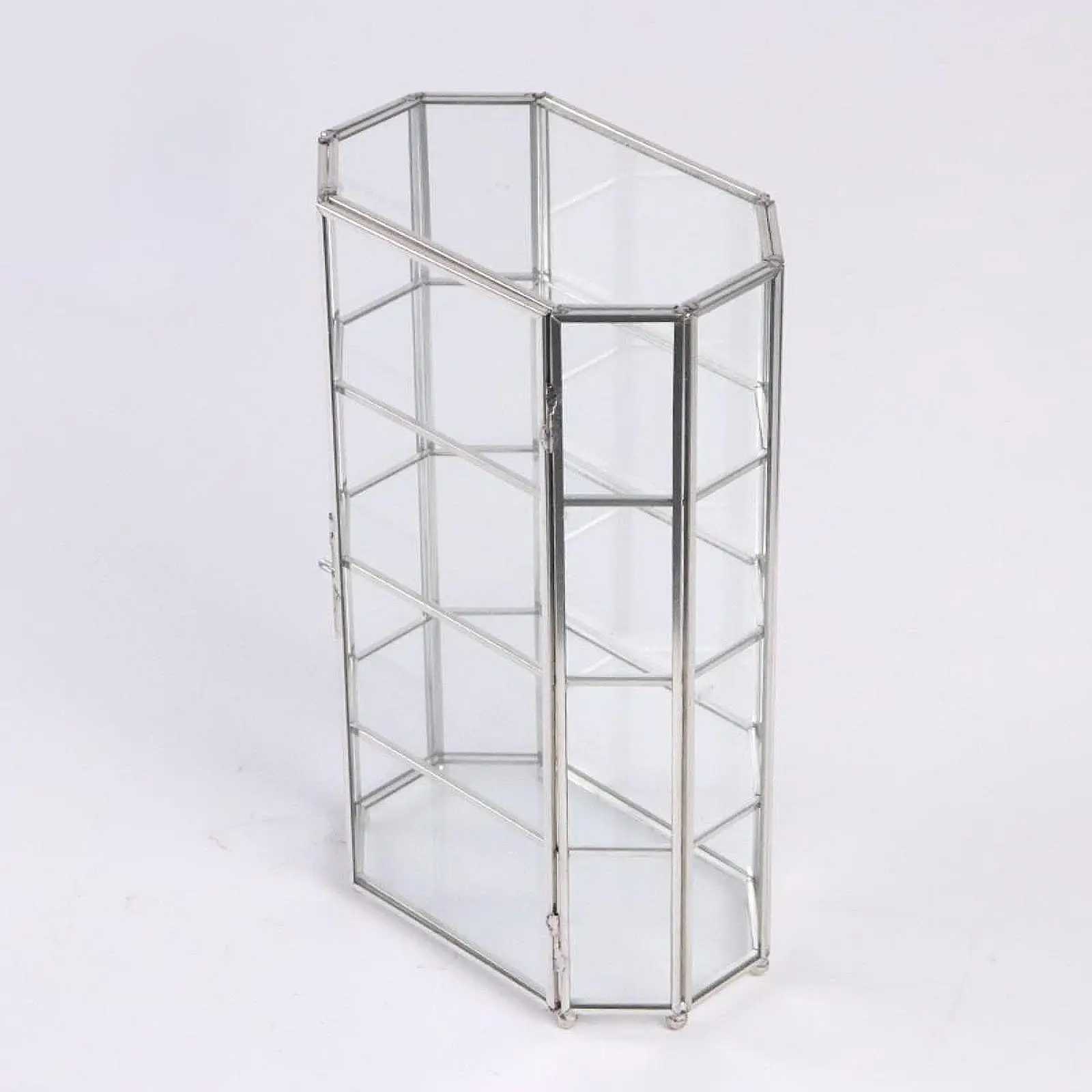 

Прозрачная стеклянная витрина для ювелирных изделий, держатель для духов для свадебного декора, декоративный