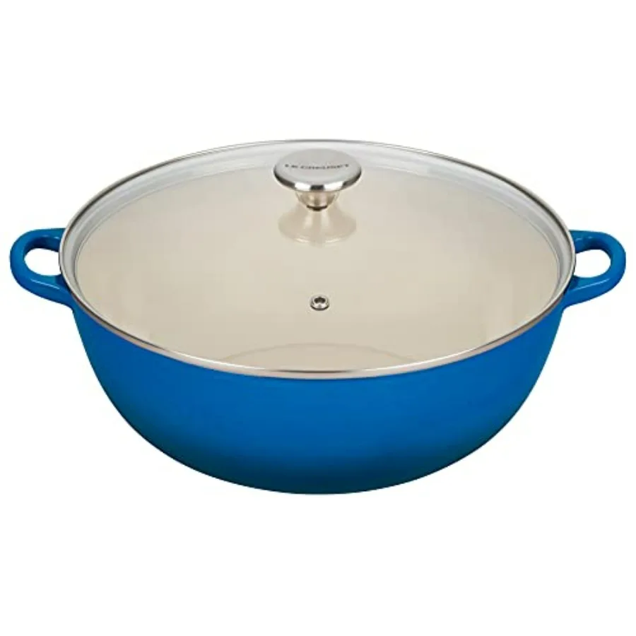 

Enameled Cast Iron Chef's Oven with Glass Lid 7.5 qt. Marseille