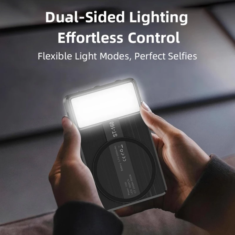 

Multiple Corner Phone Camera Light 1/4" Screw Mount 180° Turn Modifiable Light For Content Creation K1KF