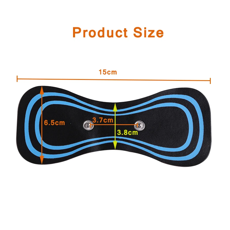Portable Neck Pain Relief Device Cervical Vertebra Massage Pads Muscle Stimulator Back Sticker Relaxation for Pain Management