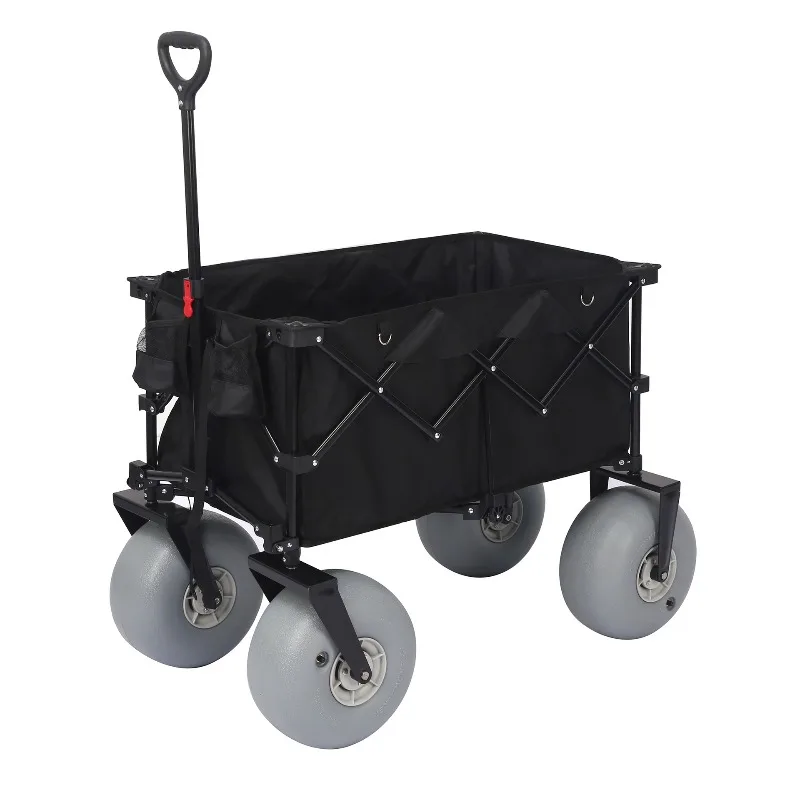 Outdoor foldable camper, multi-function trolley, portable large-capacity cart
