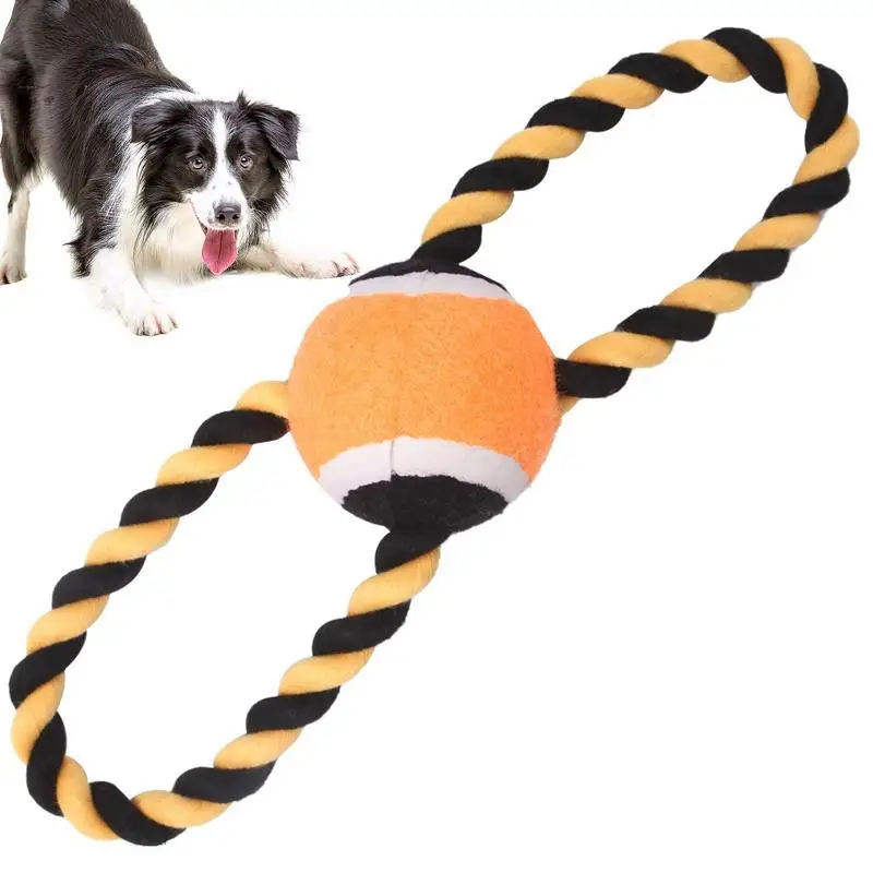 Bite-Resistant Dog Bite Rope Toys Pet Grind Tooth Toys Cotton Rope Harmless Dogs Tooth Cleaning Toys Pet Dog Chew Rope Toys