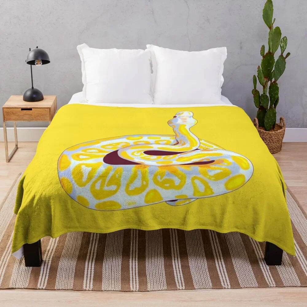 Cartoon Snake Pink Flowers Flannel Throw Blanket Cute Snake Wild Animals Blanket for Kids Boys Girls Couch Bed Sofa Lightweight