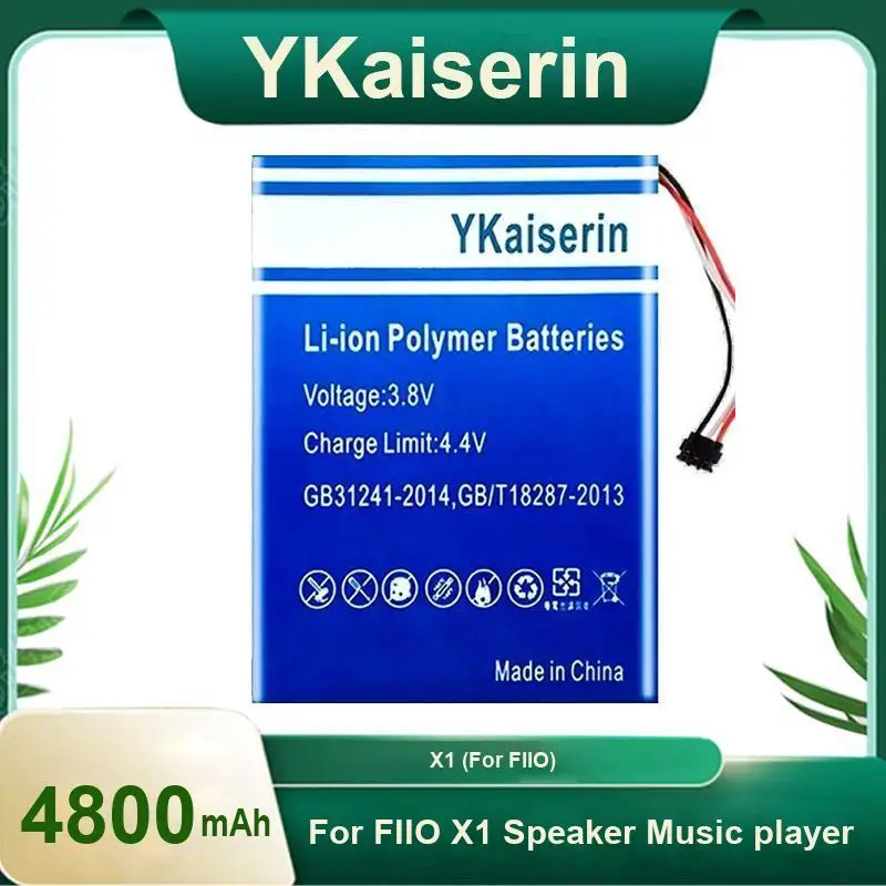 

For Fiio X1 1St Speaker Music Player Prolonged Performance Battery 4800Mah