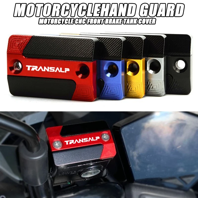 

For TRANSALP XLV 700 600 650 Motorcycle Accessories Aluminum Front Brake Fluid Reservoir Oil Cup Cap Master Cylinder Cover