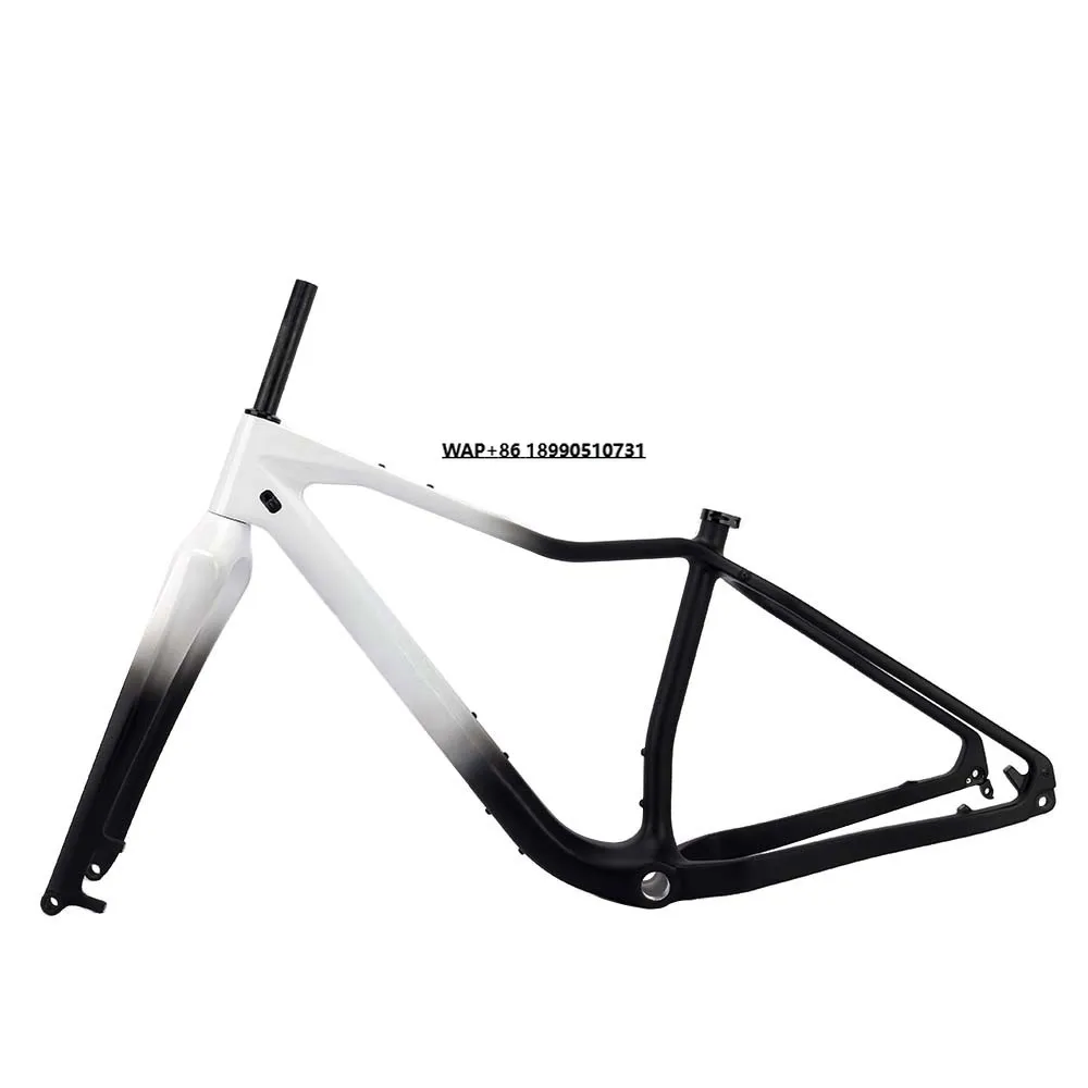 

2023 Private Mold Rear Spacing 197*12MM Suitable for Developing New Brands Carbon Fat Bike Frame 26er Snow Frameset