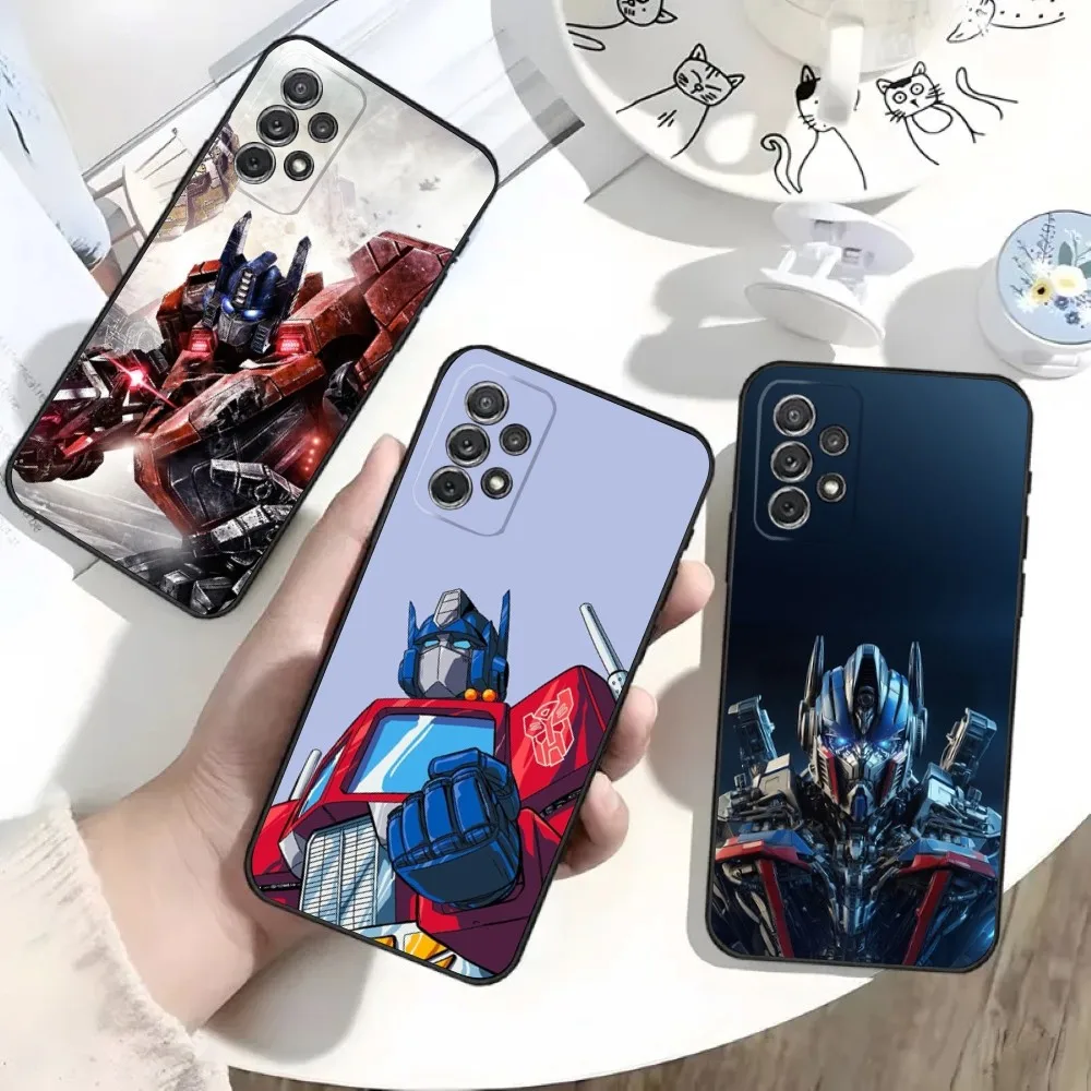 T-Transformerss O-Optimus Prime Phone Case For Samsung S25,S24,S21,S22,S23,S30,Ultra,S20,Plus,Fe,Lite,Note,10 Black Soft Shell