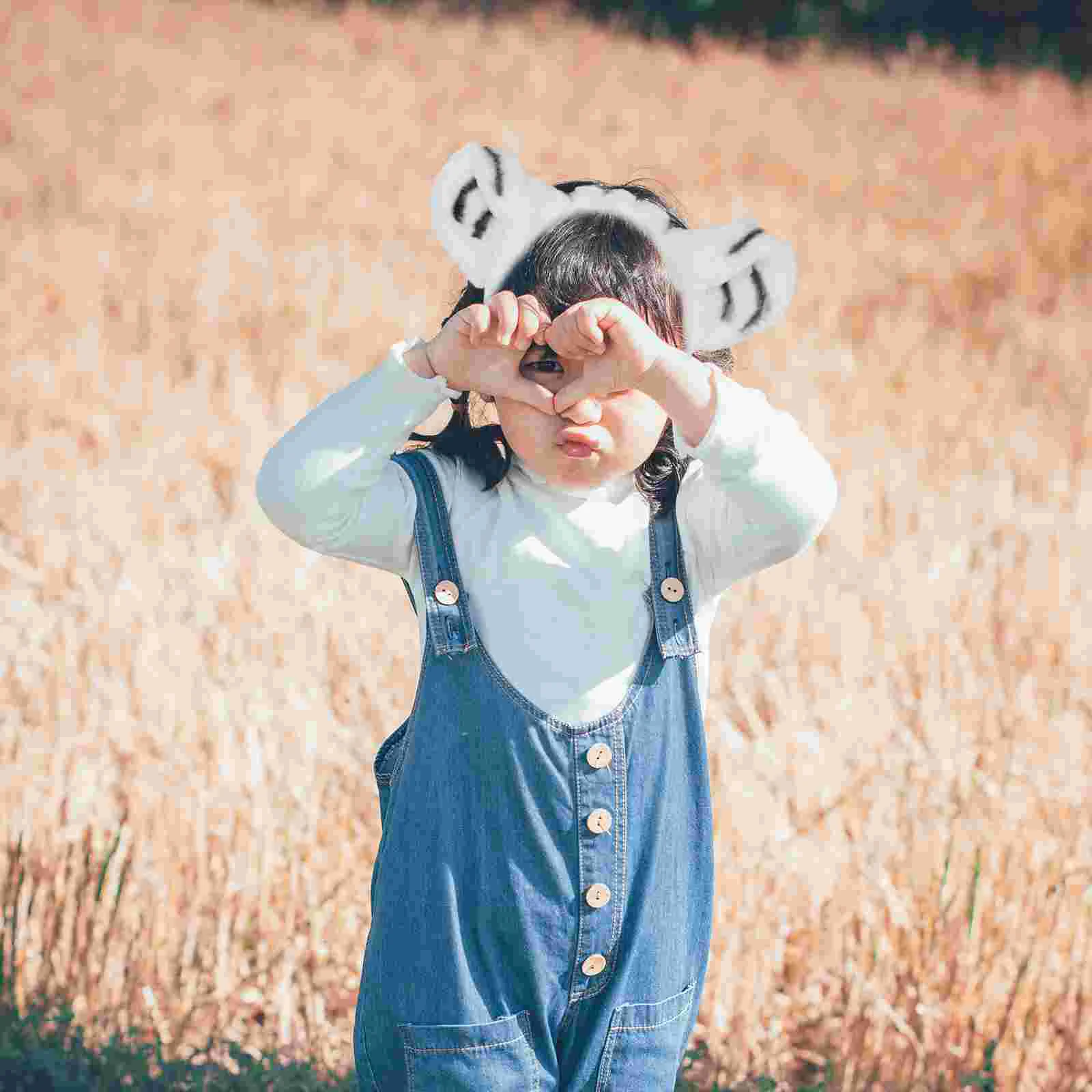 Conjunto de diadema de tigre, ropa para niños, suministros para fiestas, disfraz de Animal, tocado de tela para Cosplay, diadema para niños