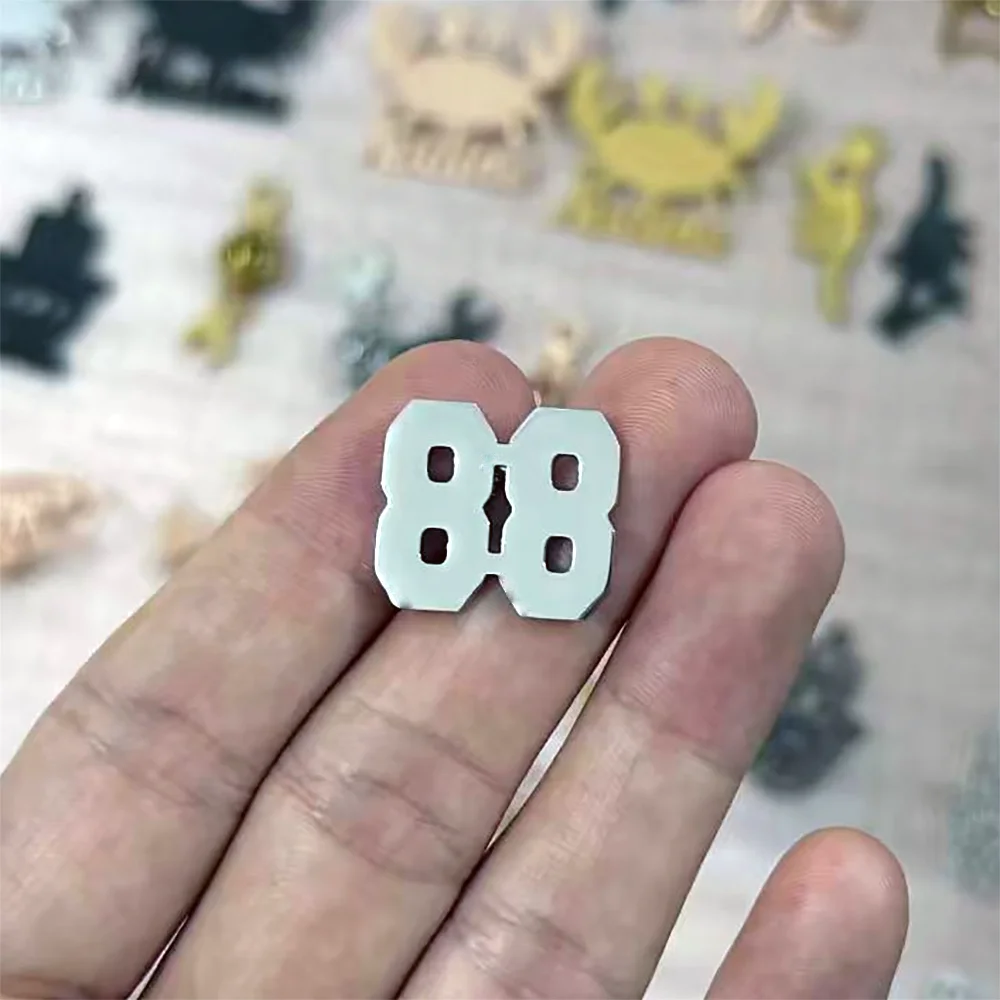 Personalized Jersey Number Lapel Pin Custom Sports Number Pin for Athlete Team Fan Game Day Gift Accessory